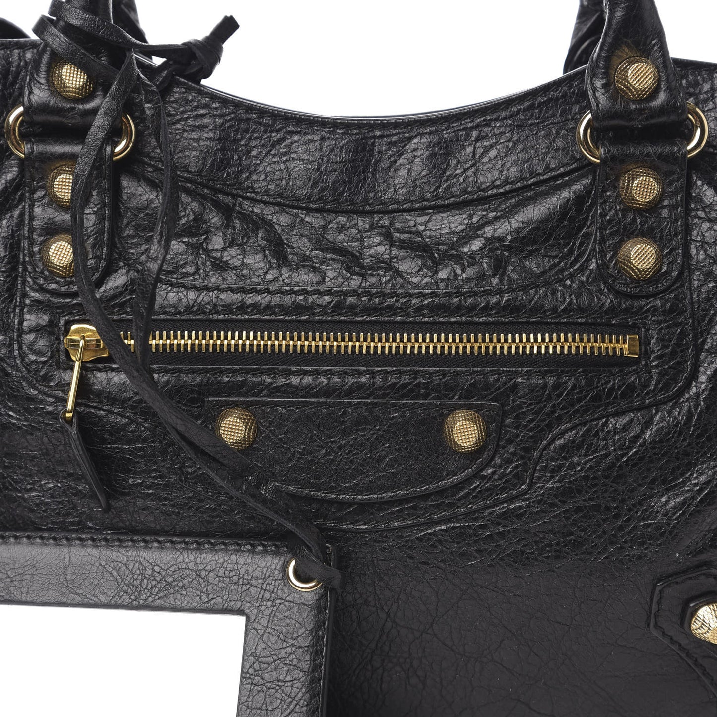 Agneau Giant 12 Gold Hardware Town Black
