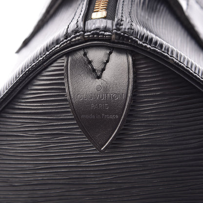 Louis Vuitton Epi Speedy 25 Black 6 of 13