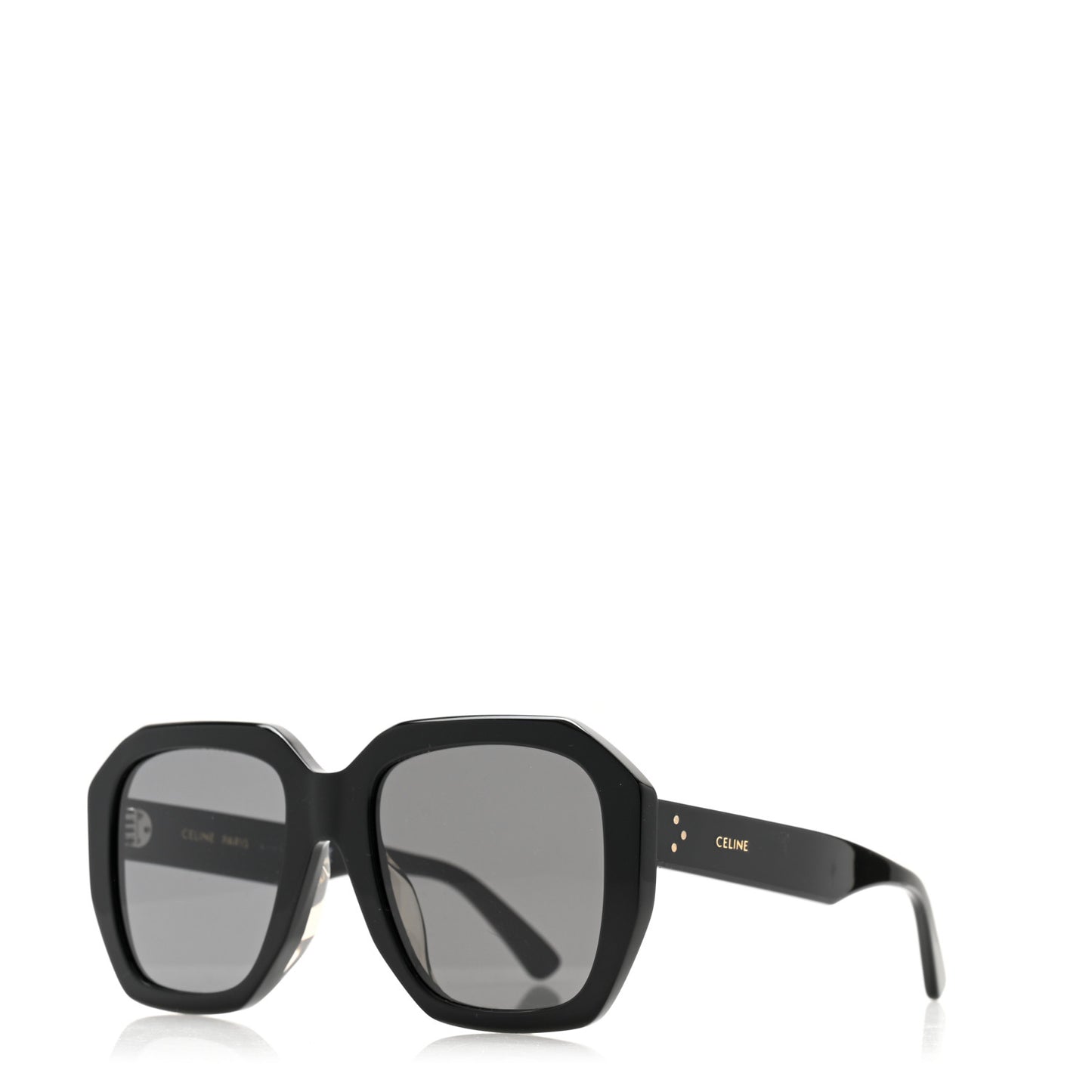 Acetate Square Sunglasses CL4045FN Black
