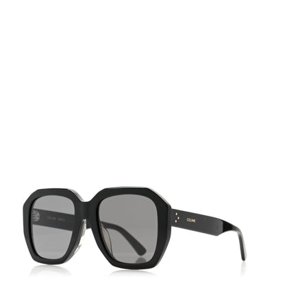 Celine Acetate Square Sunglasses CL4045FN Black 1 of 7