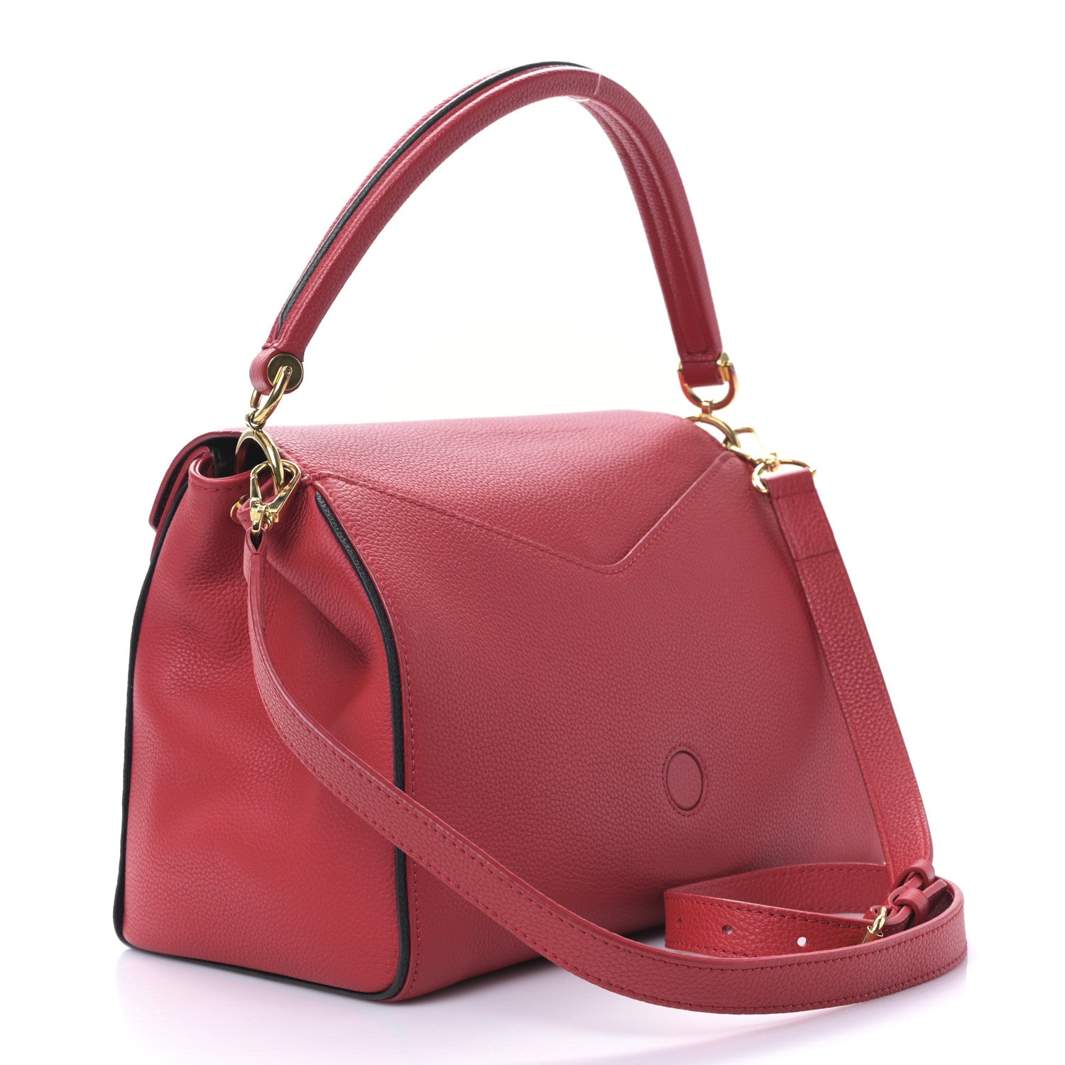 Louis Vuitton Grained Calfskin Monogram Double V Rubis 3 of 8