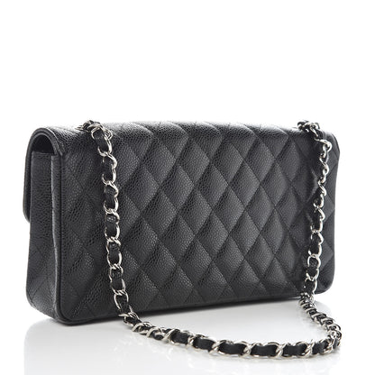 Chanel Caviar Quilted East West Flap Black 3 of 9