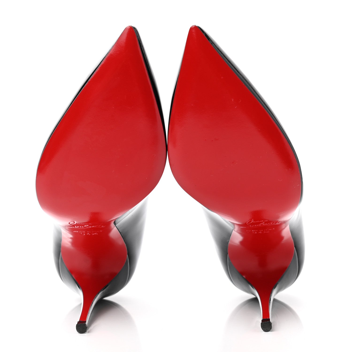 Christian Louboutin Patent Hot Chick 100 Pumps 34.5 Black 5 of 8