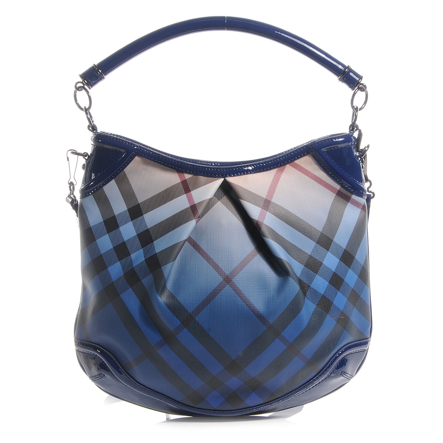 Burberry Nova Pop Degrade Medium Craigwell Hobo Jet Blue 1 of 8