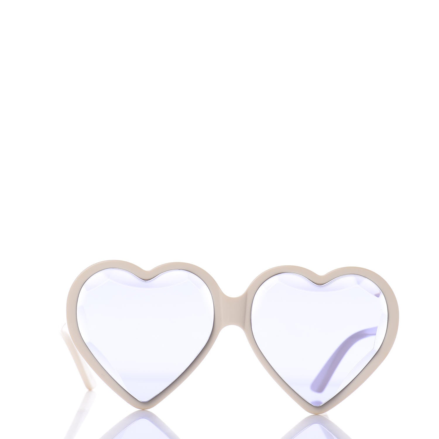 Gucci Hollywood Forever Heart Sunglasses GG0360S White 2 of 7
