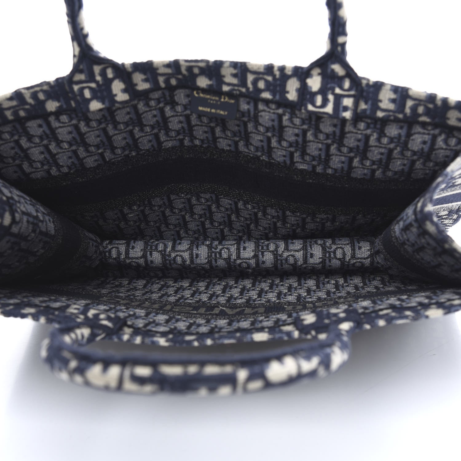 Christian Dior Oblique Book Tote Blue Multicolor 5 of 11