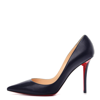 Christian Louboutin Kid Apostrophy 100 Pumps 40.5 Eclipse 1 of 10