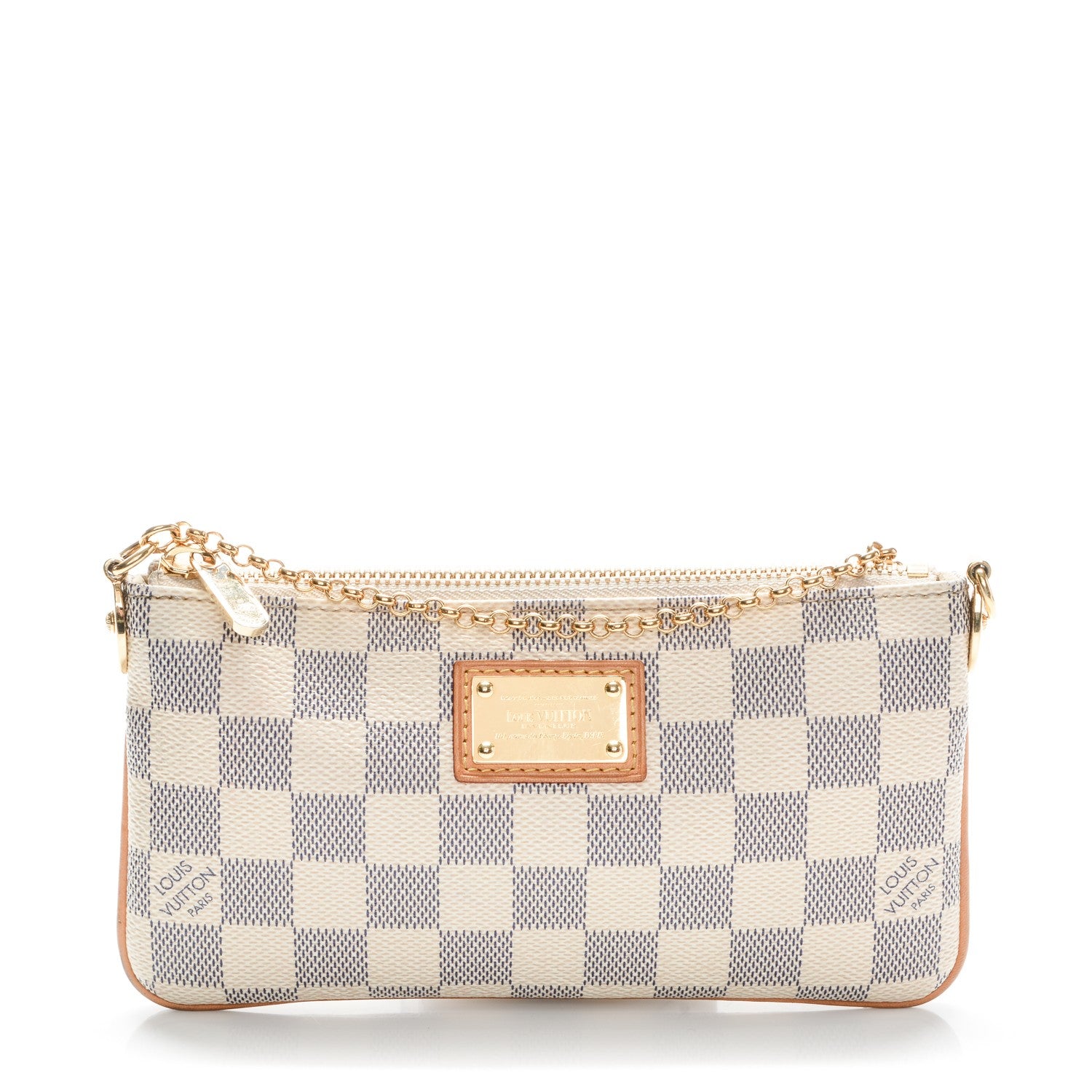 Louis Vuitton Damier Azur Pochette Milla MM 1 of 10