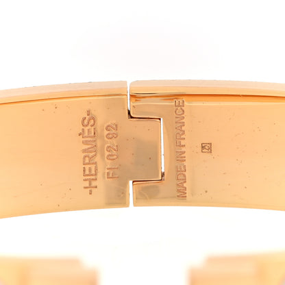 Hermes Enamel Narrow Clic Clac H Bracelet PM White 4 of 4