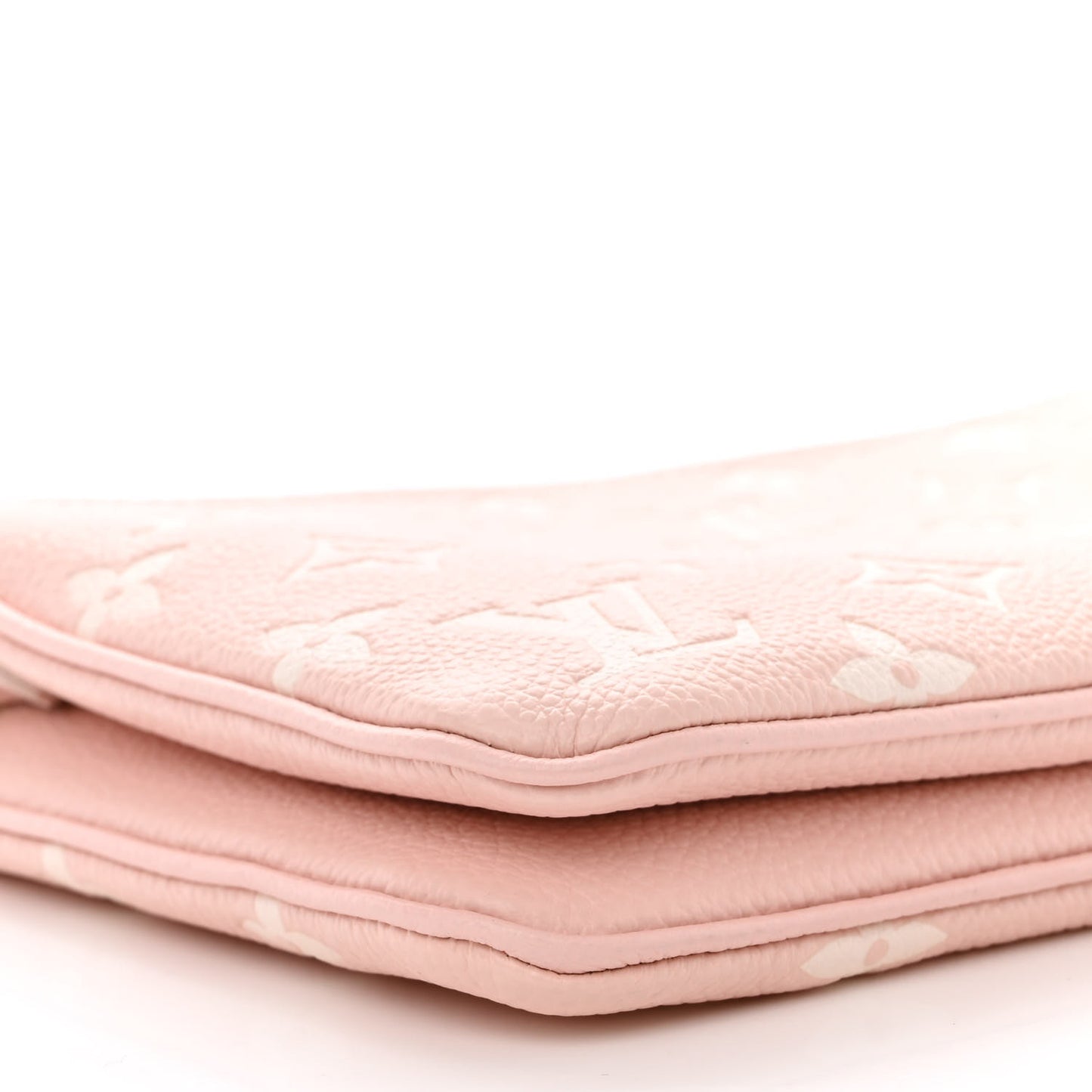 Empreinte Monogram Double Zip Pochette Rose