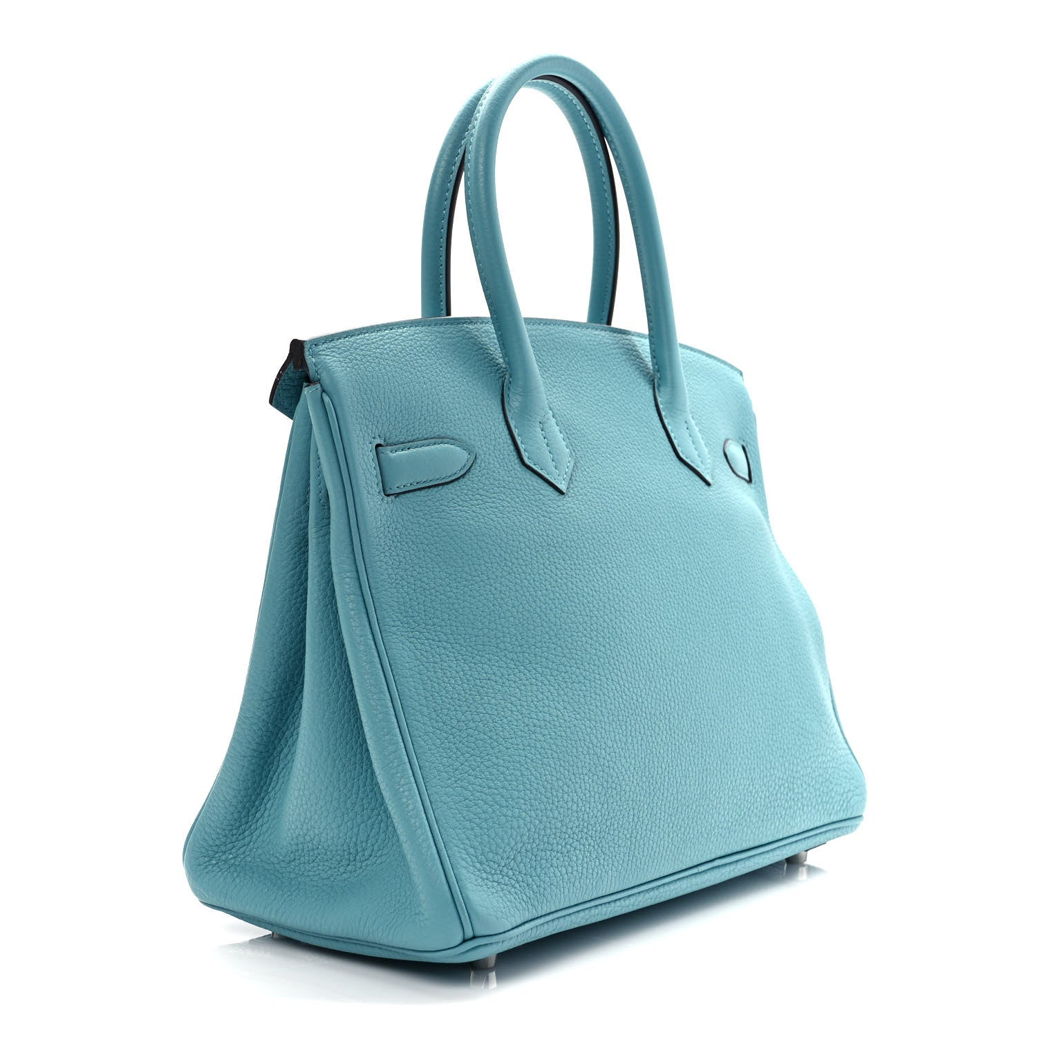 Hermes Taurillon Clemence Birkin 30 Bleu Saint Cyr 2 of 10