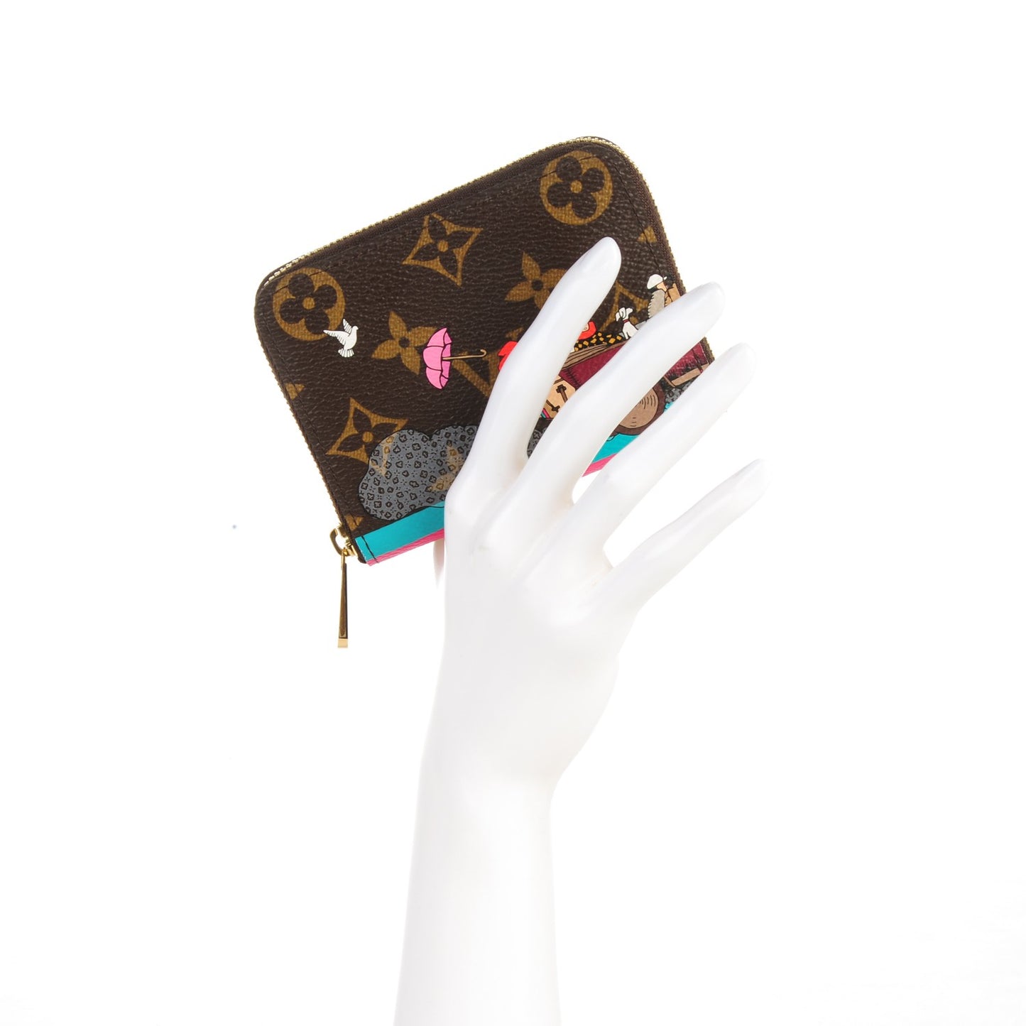 Monogram 2015 Christmas Animation Zippy Coin Purse