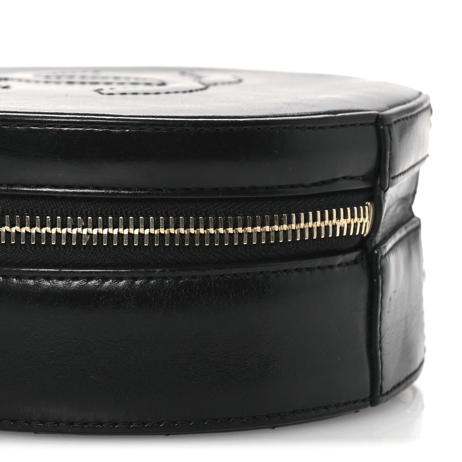 Chanel Glazed Calfskin Round As Earth Evening Bag Black 9 of 13