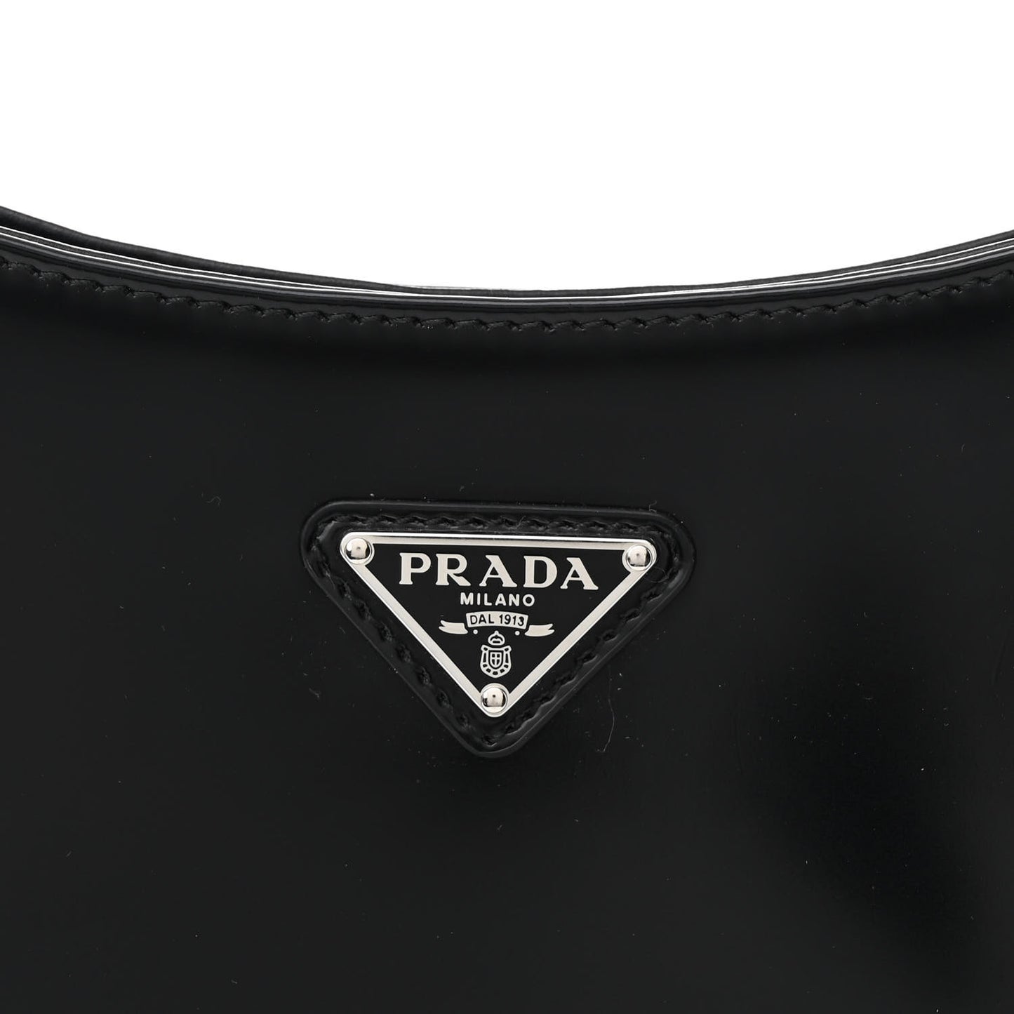Spazzolato Cleo Shoulder Bag Black