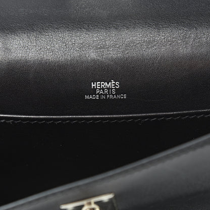 Hermes Swift Kelly Pochette Clutch Black 6 of 14