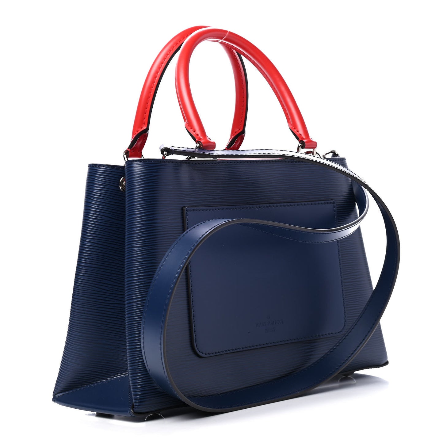 Epi Kleber PM Indigo Coquelicot