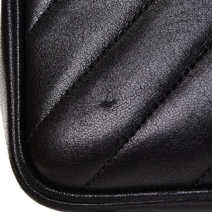 Chanel Lambskin Quilted Jumbo Coco Vintage Flap Black 11 of 15