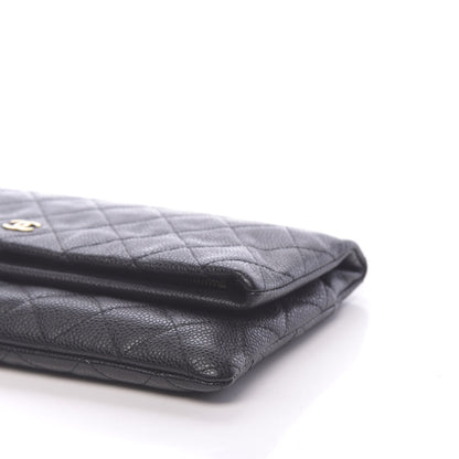Chanel Caviar Quilted CC Beauty Clutch Black 10 of 10