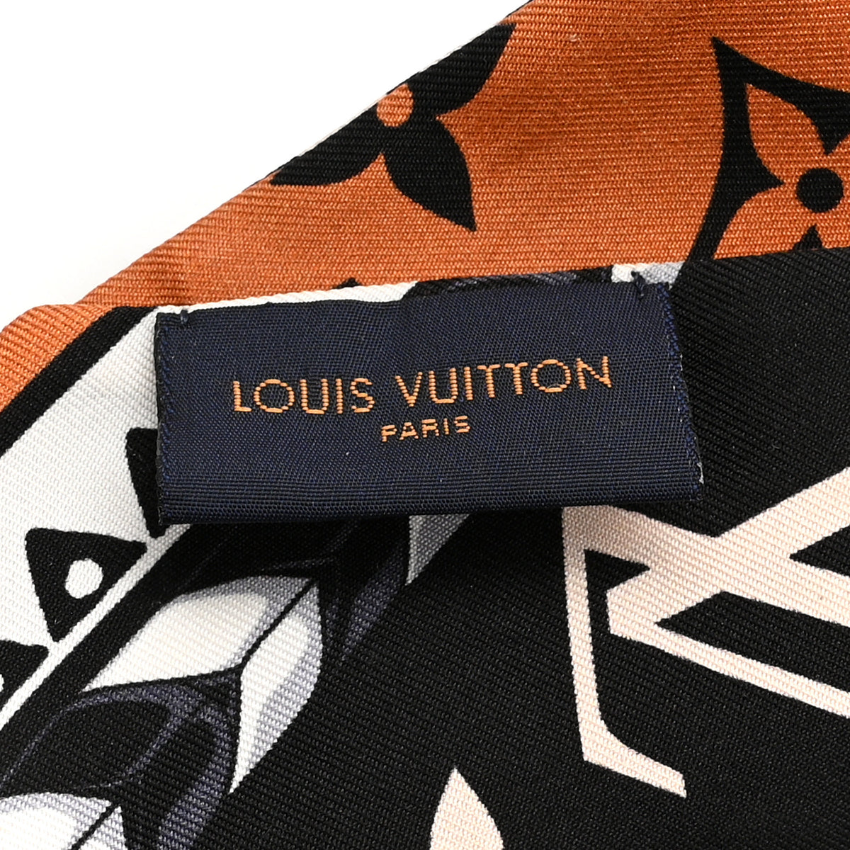 Louis Vuitton Silk Monogram LV Crafty Bi Color BB Bandeau Caramel Black 3 of 4