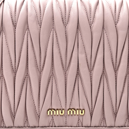 Miu Miu Nappa Matelasse Crossbody Mughetto 7 of 9