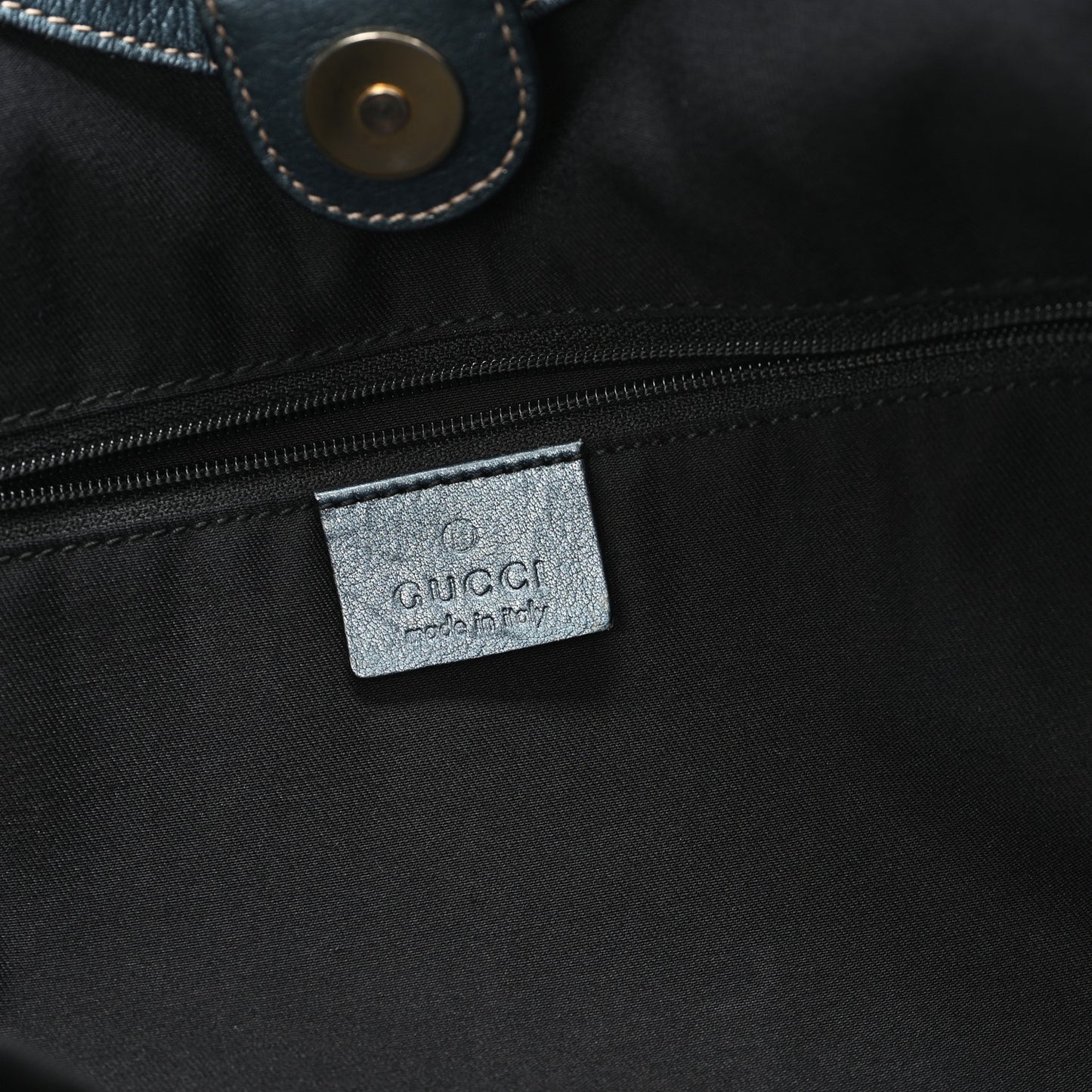 Monogram Medium Sukey Tote Metallic Blue
