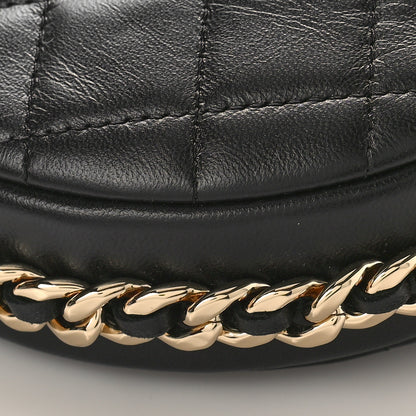 Chanel Quilted Chain Around Pouch Black 9 of 10