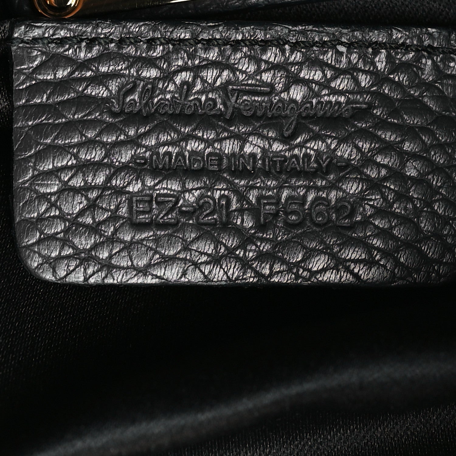 Salvatore Ferragamo Calfskin May Clutch Grey 6 of 8