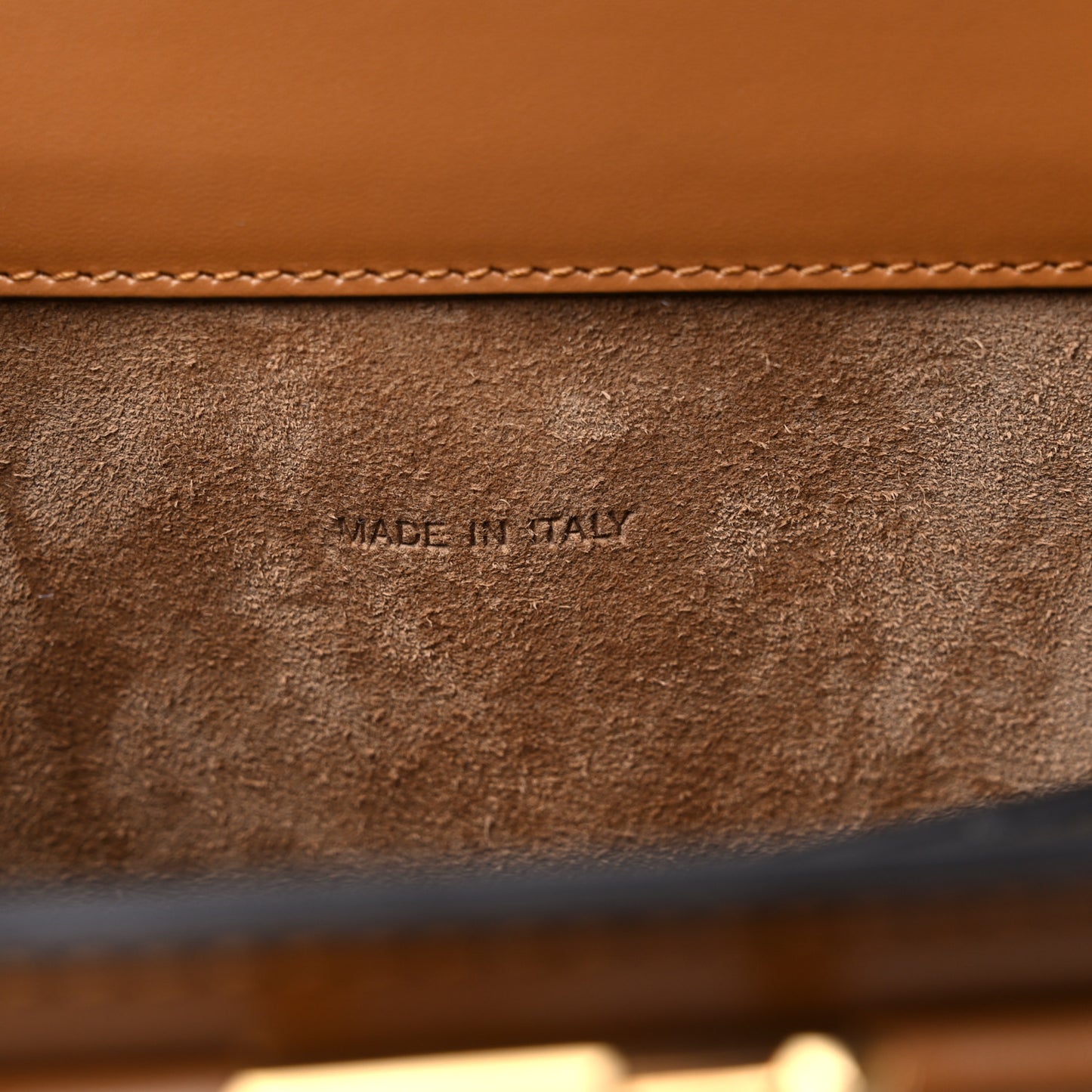 Vitello King Luxor Fendi Touch Shoulder Bag Caramello