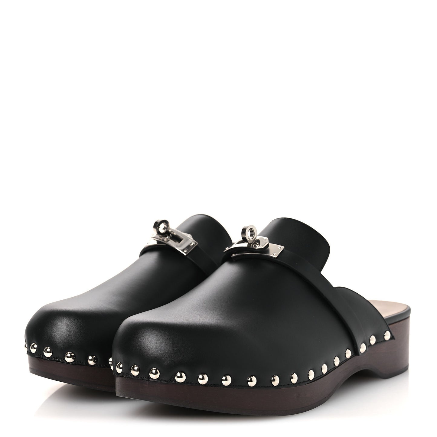 Calfskin Carlotta Mules 39 Black