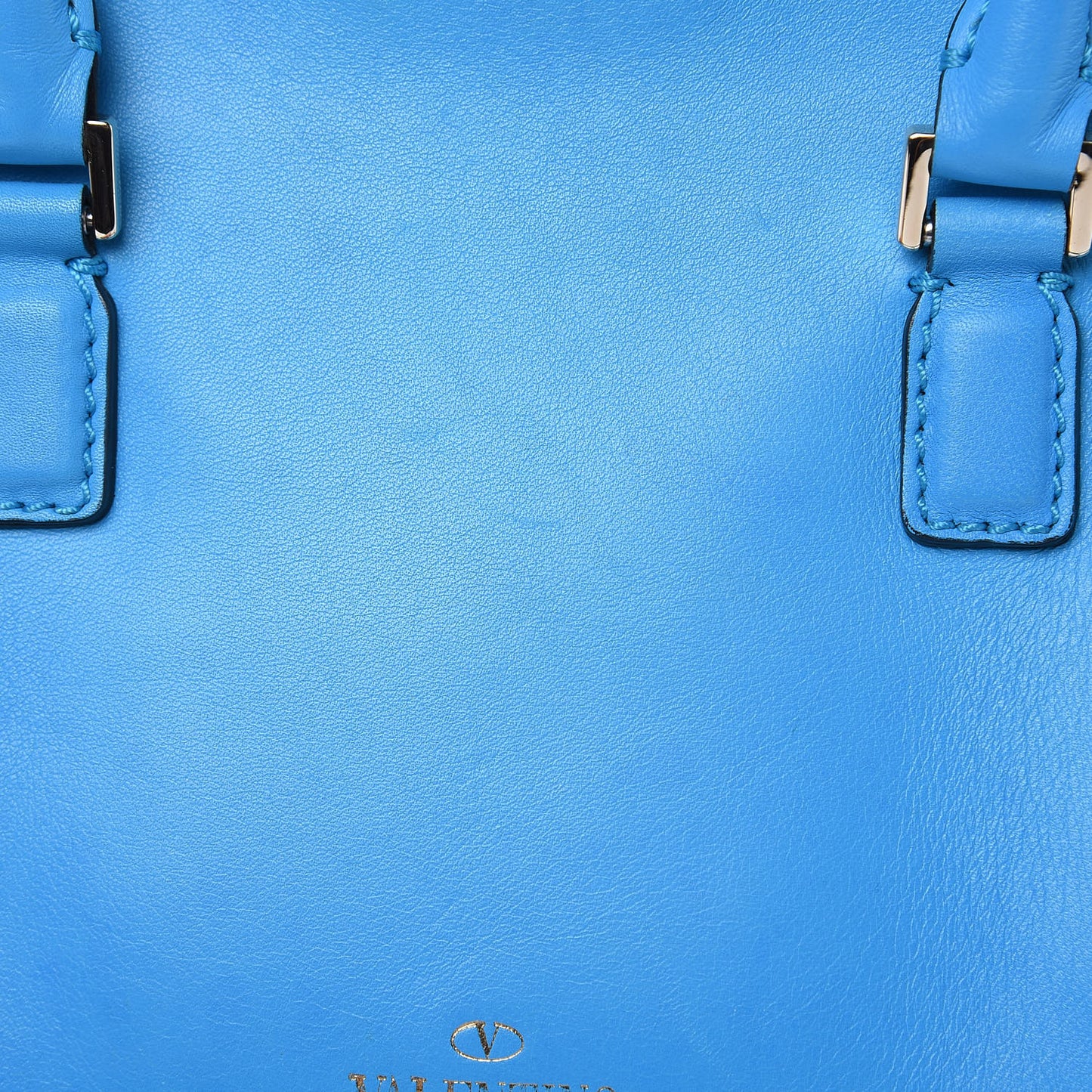 Vitello Mini Rockstud Double Handle Tote Parrot