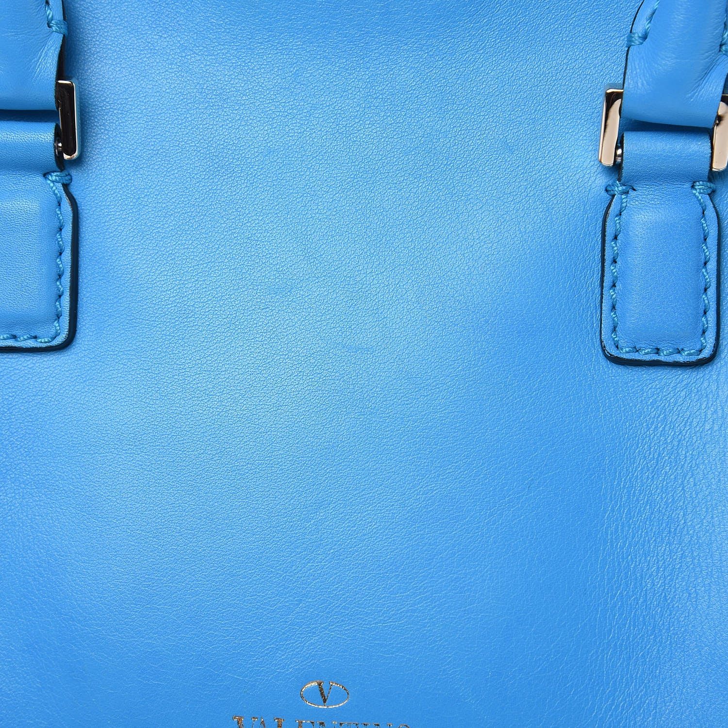 Valentino Garavani Vitello Mini Rockstud Double Handle Tote Parrot 14 of 17