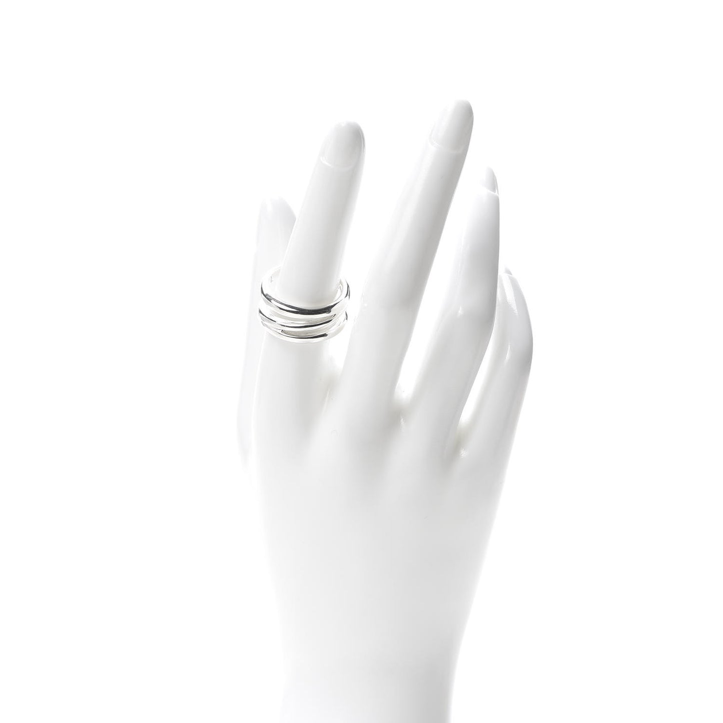 Sterling Silver Zig Zag Ring 58 8.25