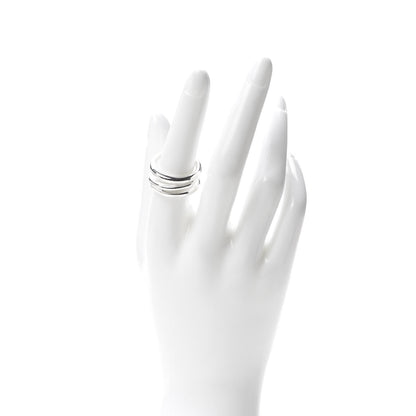Tiffany Sterling Silver Zig Zag Ring 58 8.25 2 of 4