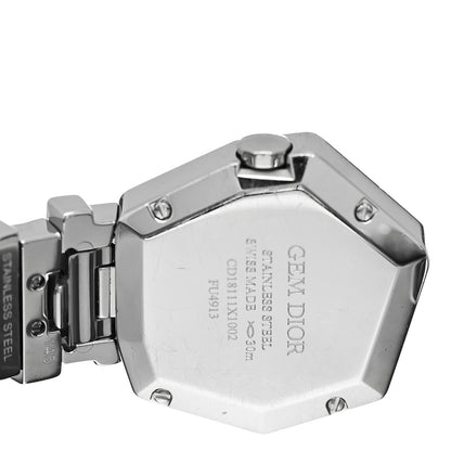 Christian Dior Stainless Steel Diamond Bezel Mother of Pearl 27mm Gem Dior Quartz Watch 4 of 6