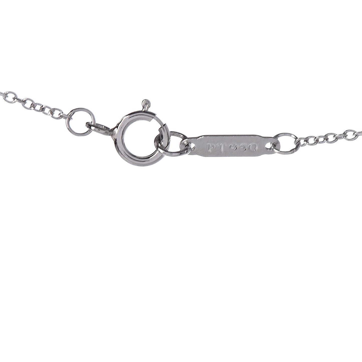 Platinum Diamond Horseshoe Pendant Necklace