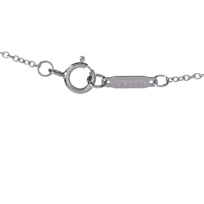 Tiffany Platinum Diamond Horseshoe Pendant Necklace 6 of 7