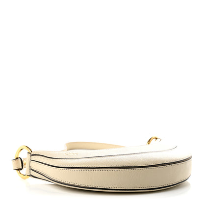 Chloe Grained Calfskin Banana Crossbody Bag Vegetal Beige 4 of 9