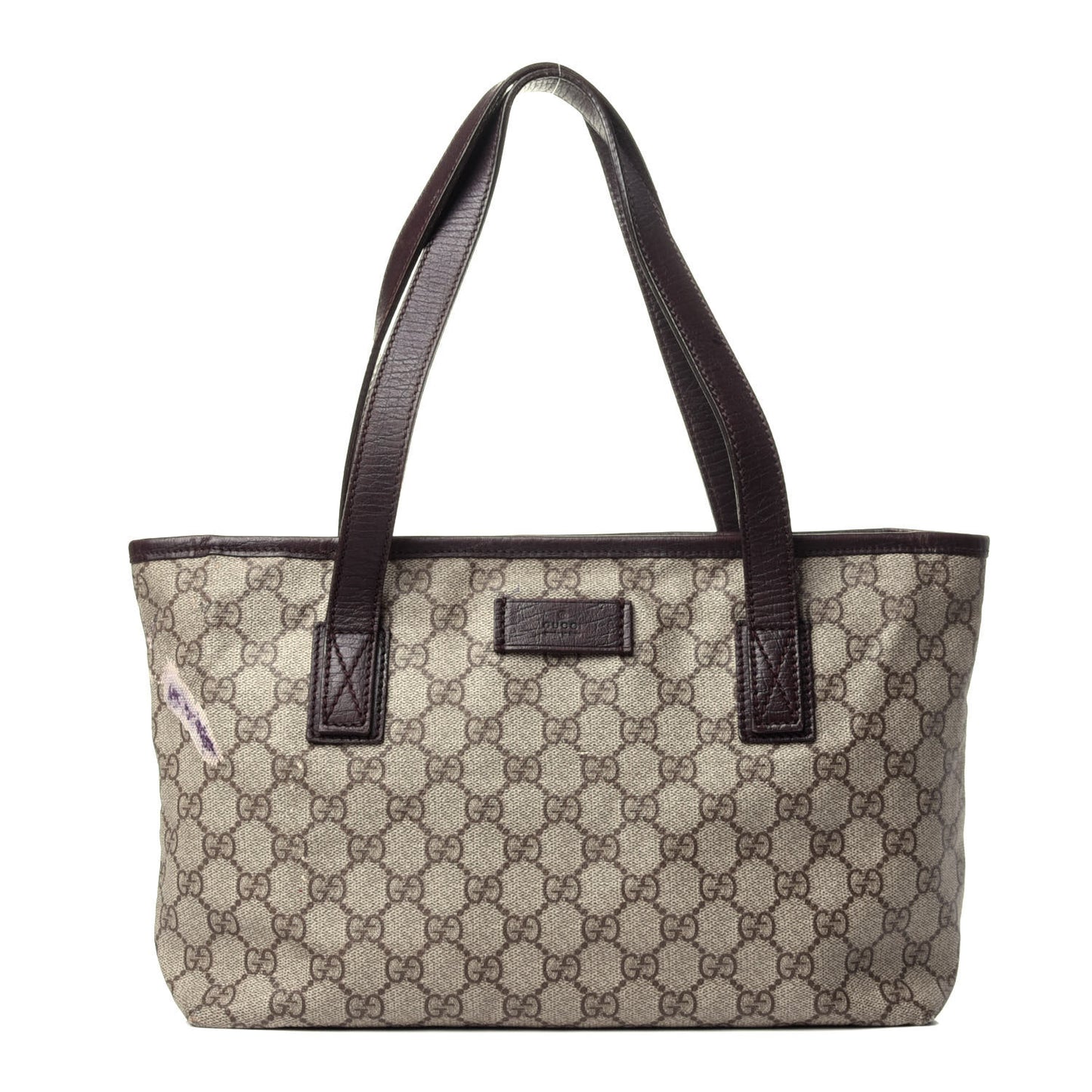 GG Plus Monogram Small Joy Tote Dark Brown