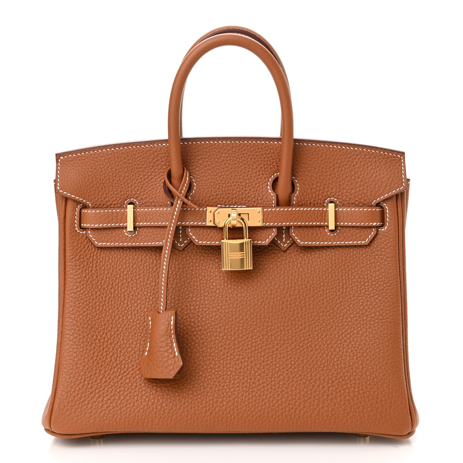 Hermes Togo Birkin 25 Gold 1 of 11