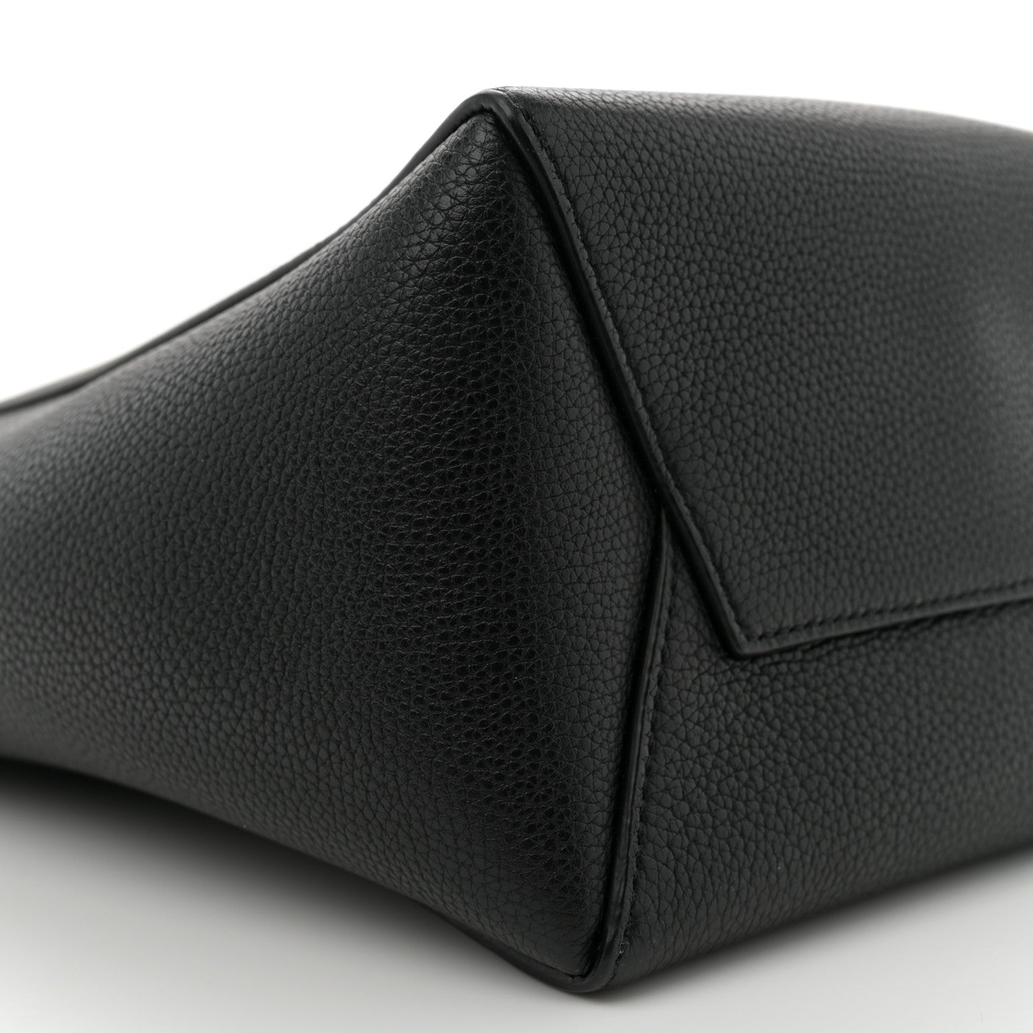 Celine Soft Grained Calfskin Small Sangle Bucket Bag Black 8 of 9