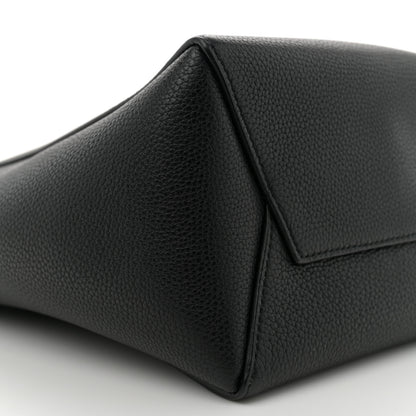 Celine Soft Grained Calfskin Small Sangle Bucket Bag Black 8 of 9