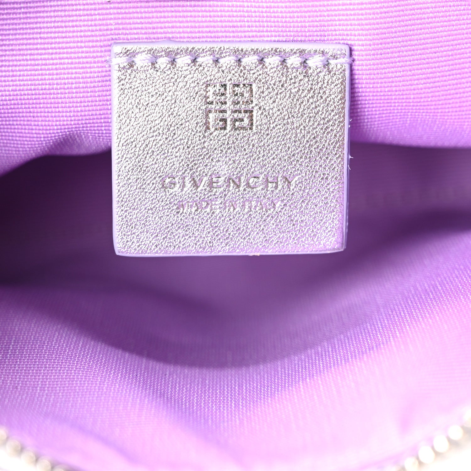 Givenchy Satin Strass Mini Voyou Boyfriend Party Bag Lavender 11 of 19