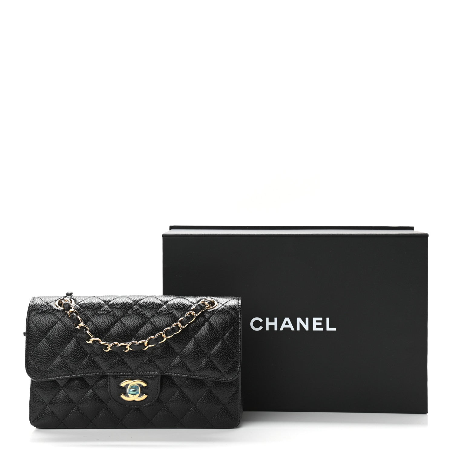 Chanel Caviar Quilted Small Double Flap Black 11 of 11