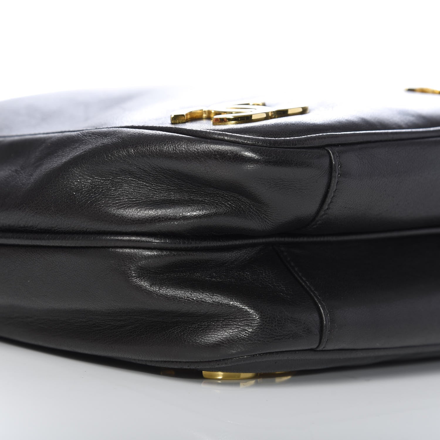 Chanel Lambskin CC Shoulder Bag Black 8 of 10