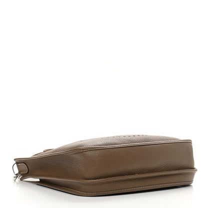 Hermes Taurillon Clemence Evelyne III PM Etoupe 3 of 12