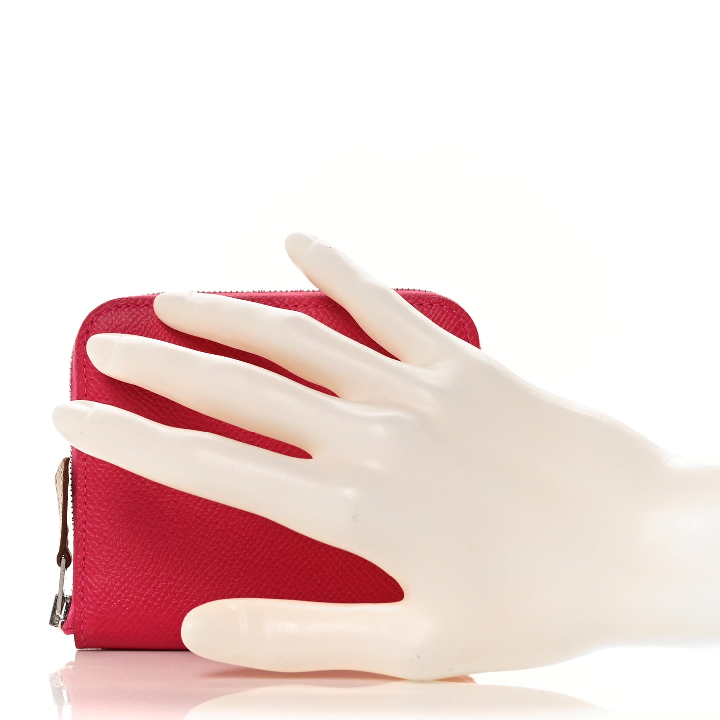 Epsom Silk'In Compact Wallet Framboise Nata