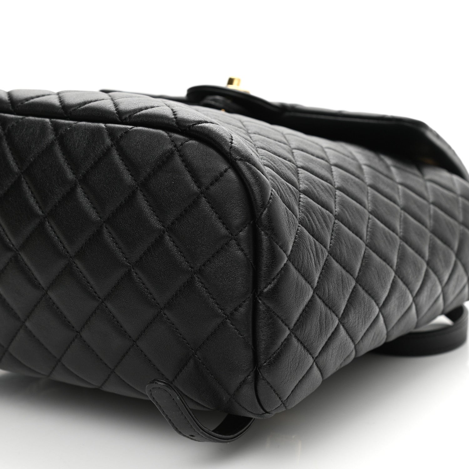 Chanel Calfskin Quilted Large Urban Spirit Backpack Black 10 of 12