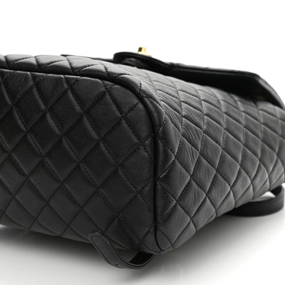 Chanel Calfskin Quilted Large Urban Spirit Backpack Black 10 of 12