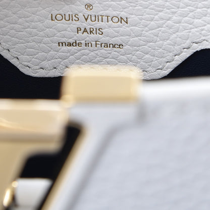 Louis Vuitton Taurillon Capucines PM Blue Marine 6 of 8