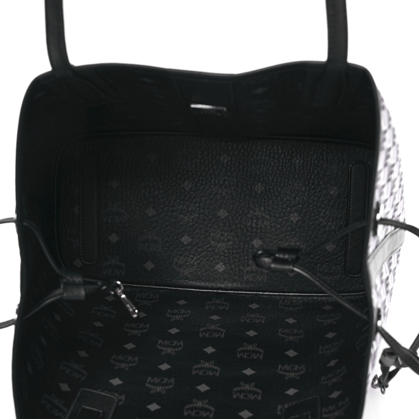Visetos Medium Liz Reversible Shopper Tote Black